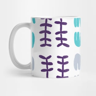 Weird Leaf Abstract Pattern Mug